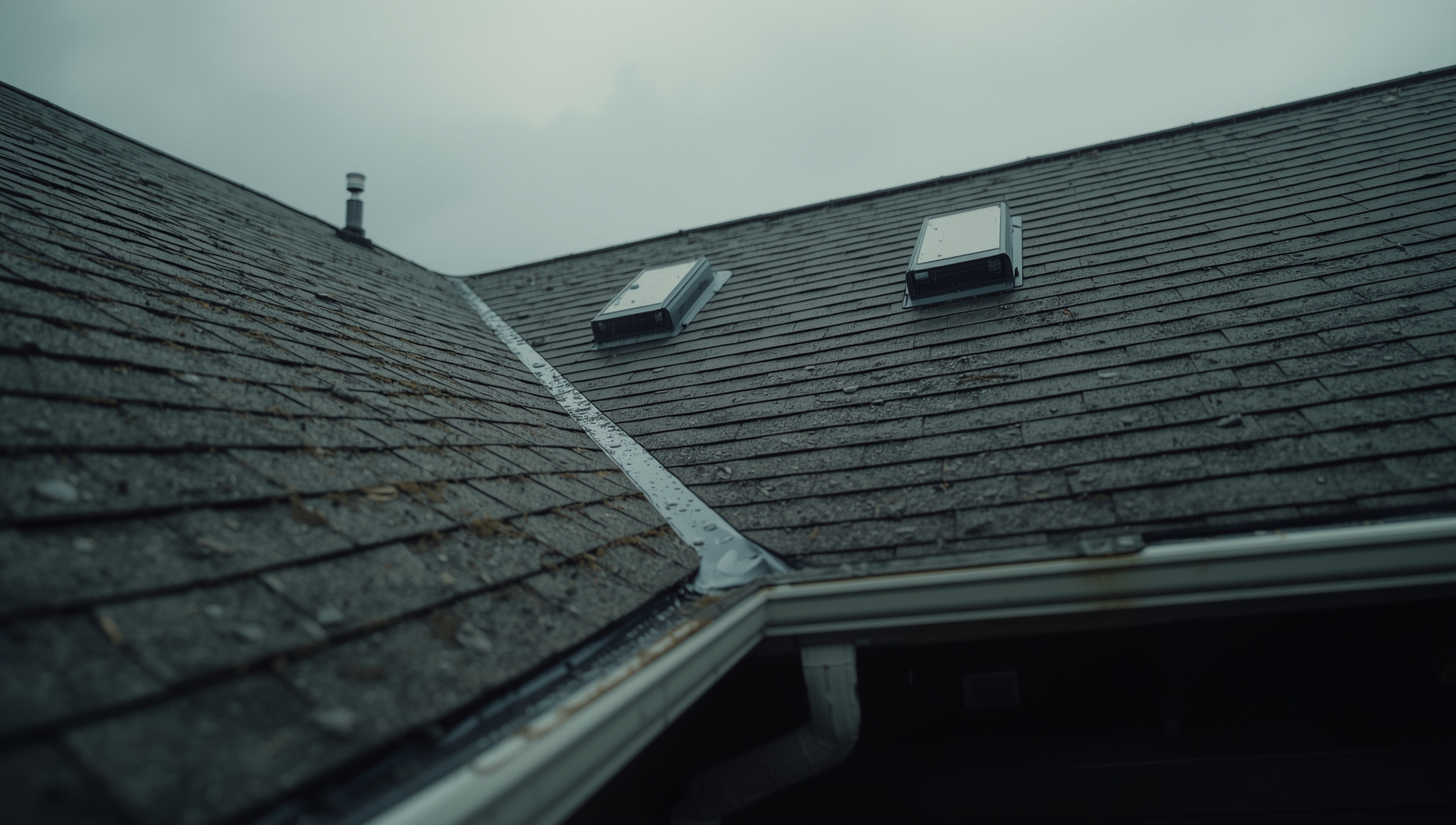 Clean residential attic with insulation and ventilation showing potential hidden moisture issues that can lead to mold growth